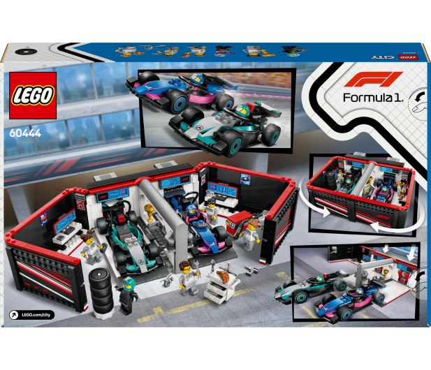 LEGO City 60444 F1® Garaż i bolidy Mercedes-AMG i Alpine - 1298086 - zdjęcie 7